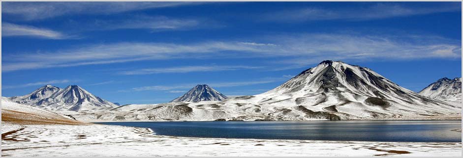 Bergsee Andes Mountains Chile