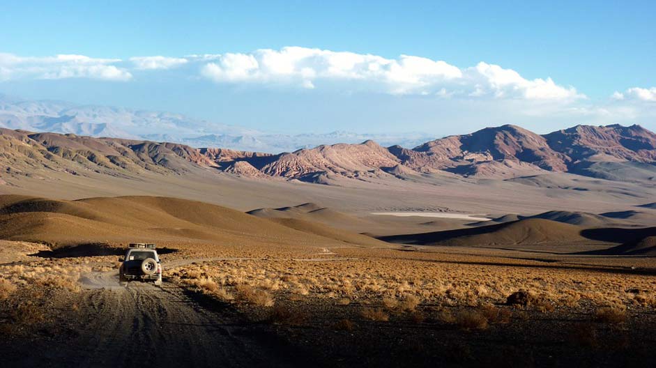 Dessert Andes Truck Landscape