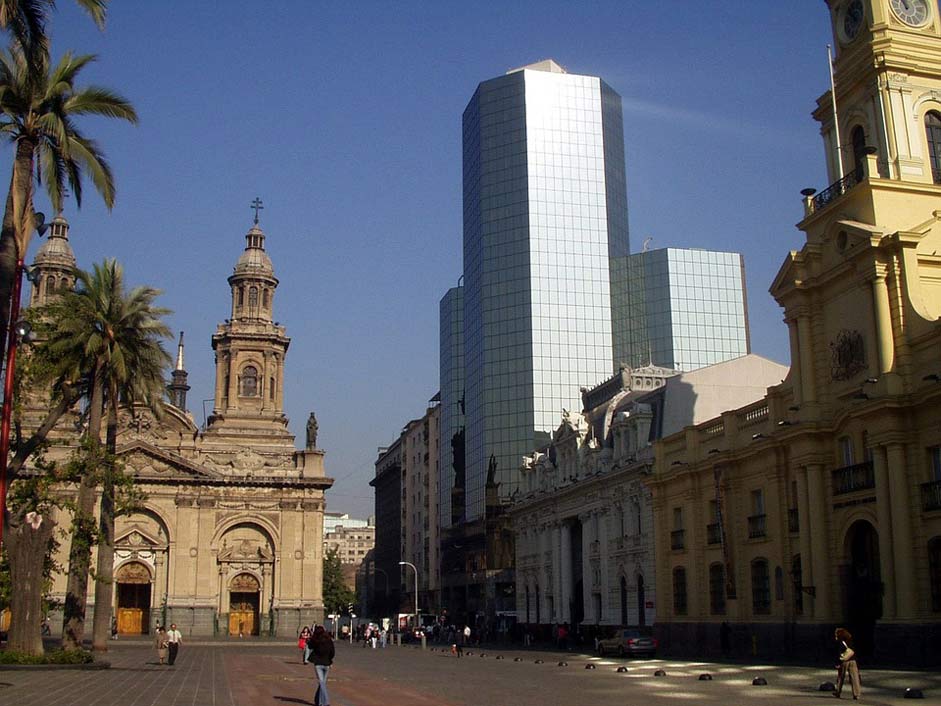 Skyscraper Center City Santiago