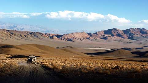 Landscape Dessert Andes Truck Picture