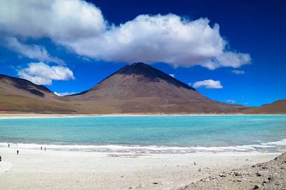 Volcano Desert Atacama-Desert Salt-Lake Picture