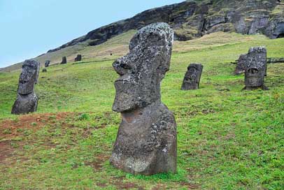 Chile Rapa-Nui Moai Easter-Island Picture