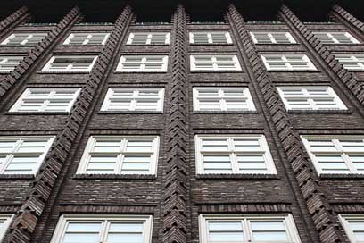 Chile-House Window Hamburg Kontorhaus-Quarter Picture