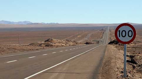 Chile Landscape Road Panamericana Picture