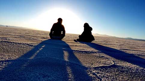 Salt-Lake Andes Salt-Flat Lake Picture