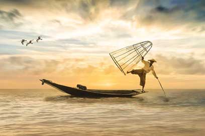 Fisherman Fishing Boat Fishing-Boat Picture