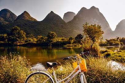 China Mountains Sunrise Landscape Picture