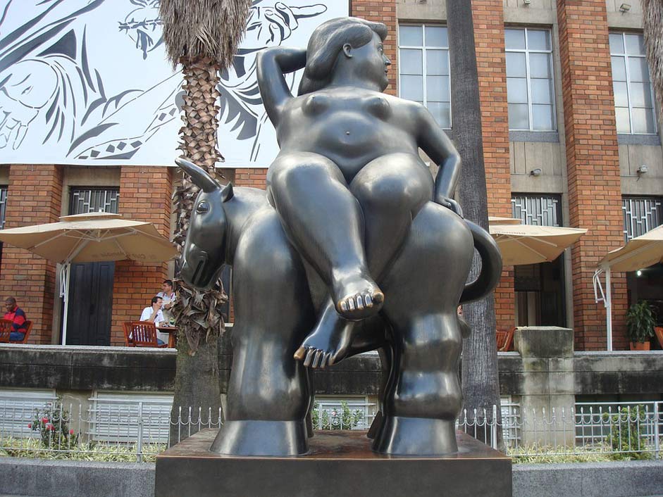 Statue Botero Colombia Medelln