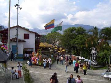 Medell�n Square Pueblito-Paisa Colombia Picture