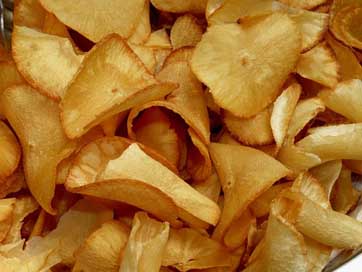 Cassava Food Eat Chips Picture