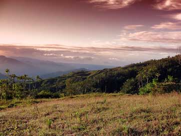 Costa-Rica Valley Mountains Landscape Picture