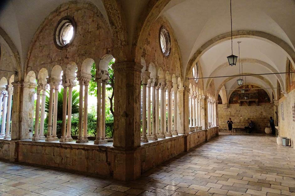 Croatia Dubrovnik Cathedral Arcade