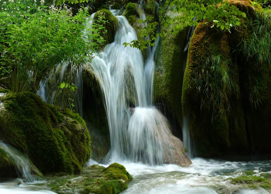 Nature Waterfall Lake Croatia