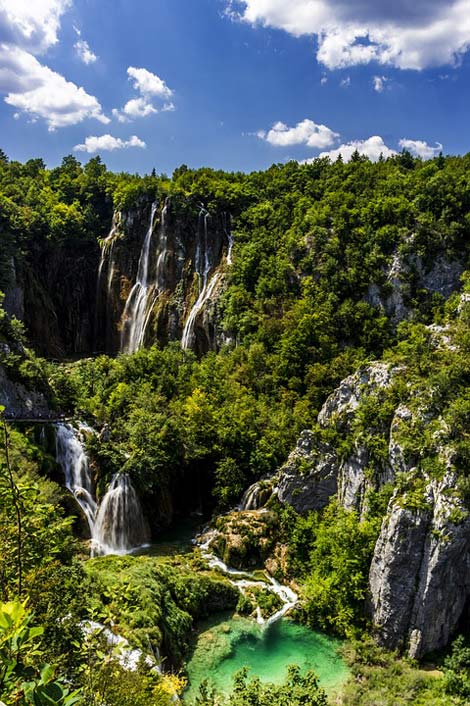Water Cascade Plitvice Croatia