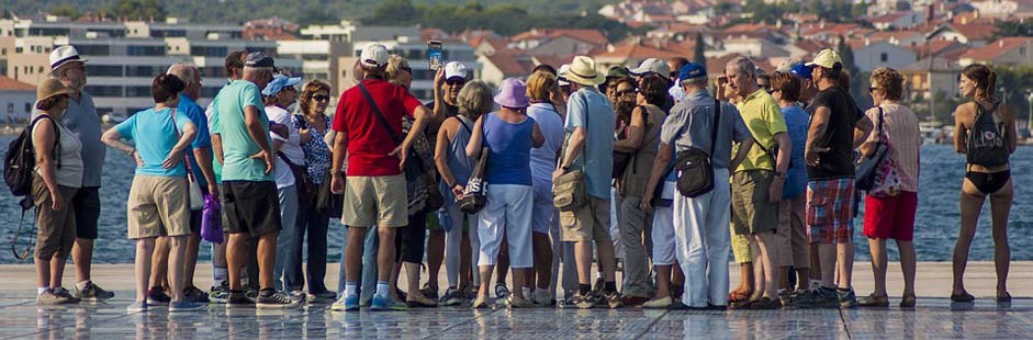 Zadar Colorful Tourism People
