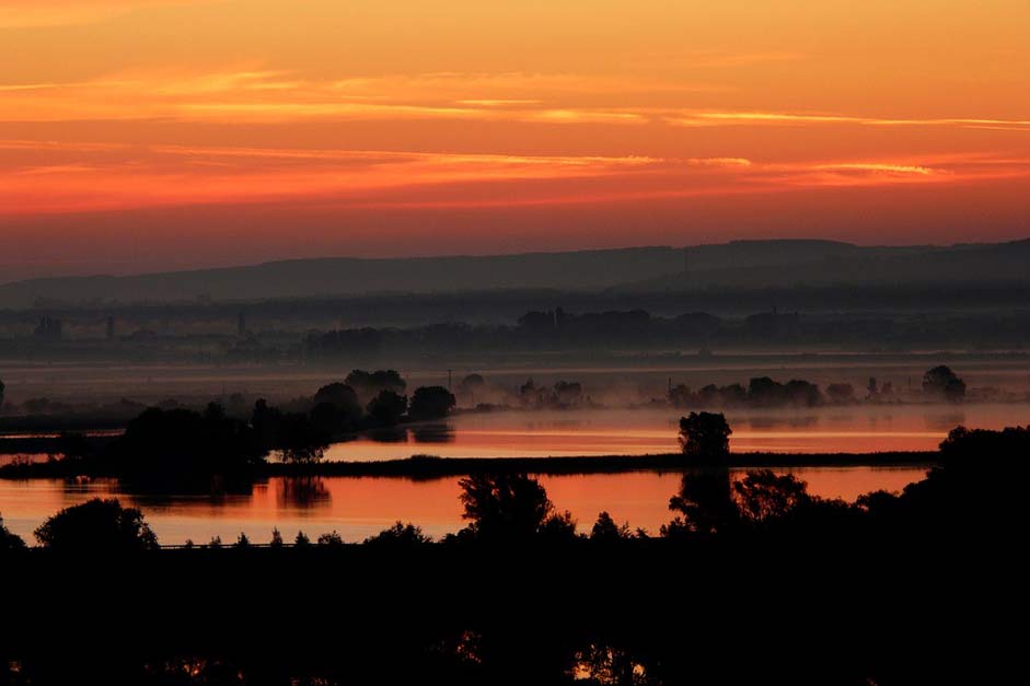 ibenik Lake Croatia Sunset