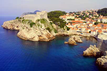 Dubrovnik Fortress Croatia Sea Picture