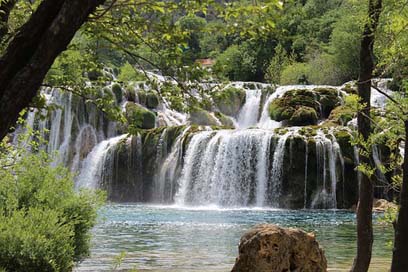 Waterfalls Croatia Krka National-Park Picture