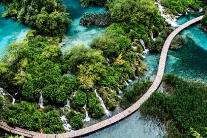 Croatia Travel Waterfall Plitvice Picture