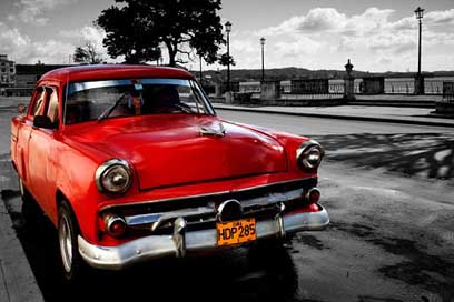 Cuba Oldtimer Auto Havana Picture