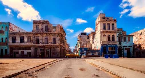 Havana Car Panorama Cuba Picture