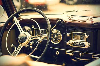 Oldtimer Auto Us-Vehicle Interior Picture