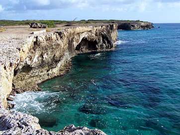 Coastline Rock Sea West-Coast-Curacao Picture