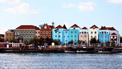 Curacao Colorful Caribbean Tropical Picture