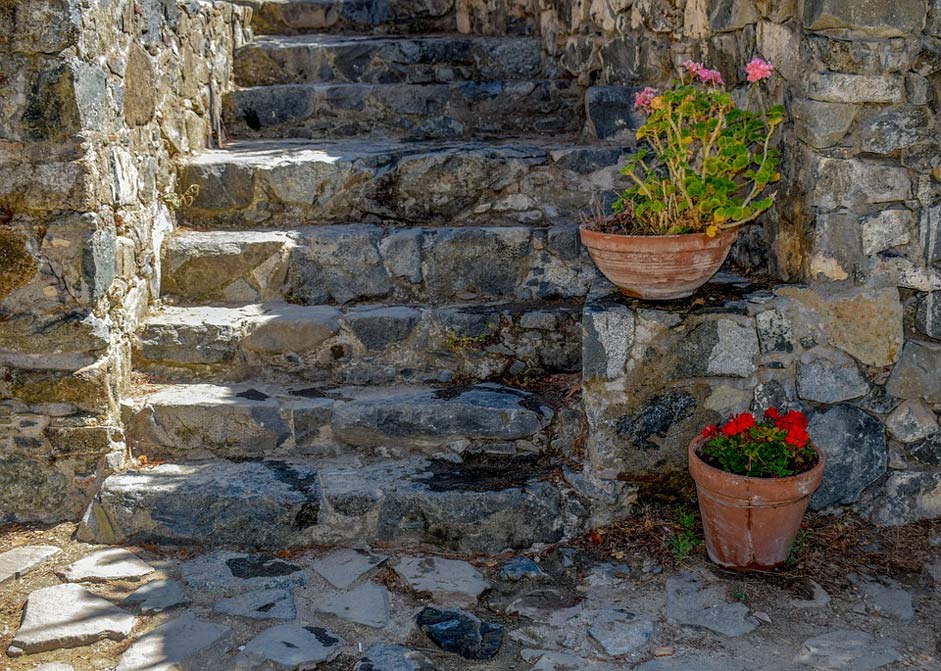 Patio Monastery Kalopanayiotis Cyprus