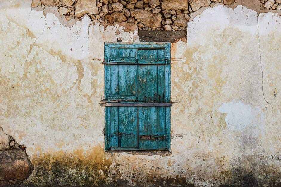 Window Old-House Sotira Cyprus