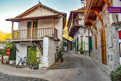 Cyprus Street Architecture Kalopanayiotis Picture