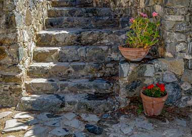 Cyprus Patio Monastery Kalopanayiotis Picture