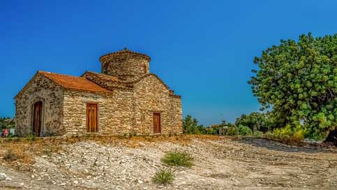 Cyprus Church Archangel-Michael Kato-Lefkara Picture