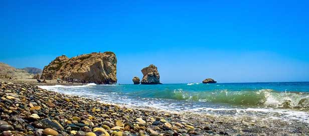 Cyprus Scenery Aphrodite'S-Rock Petra-Tou-Romiou Picture