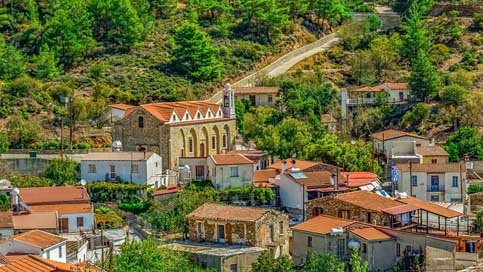 Cyprus Architecture Village Vavatsinia Picture
