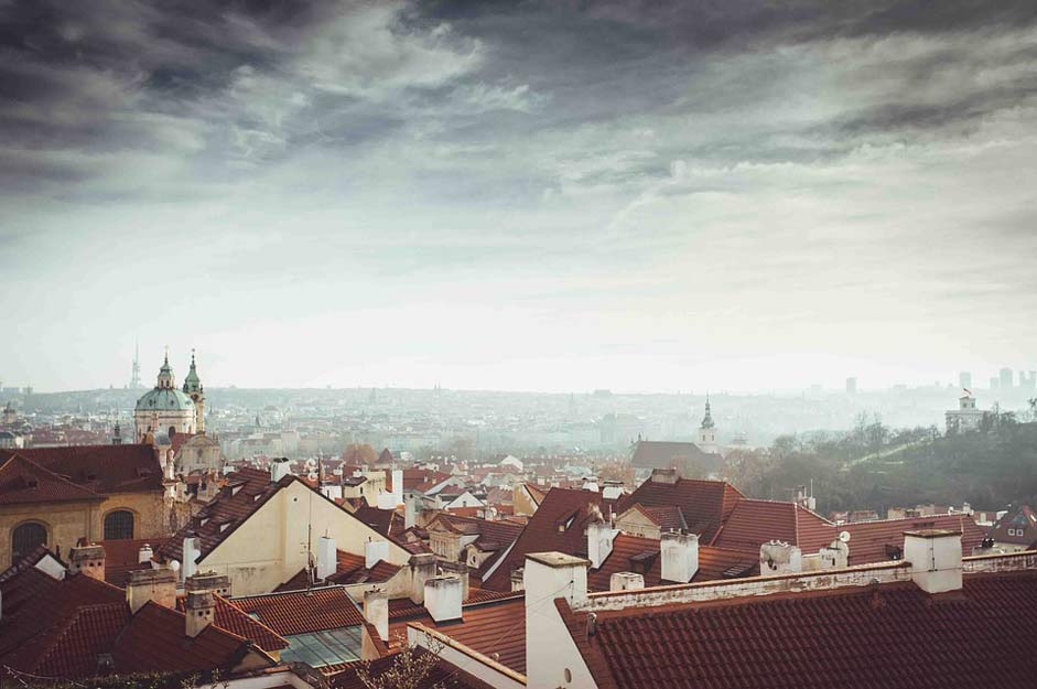Prague Clouds Sky City
