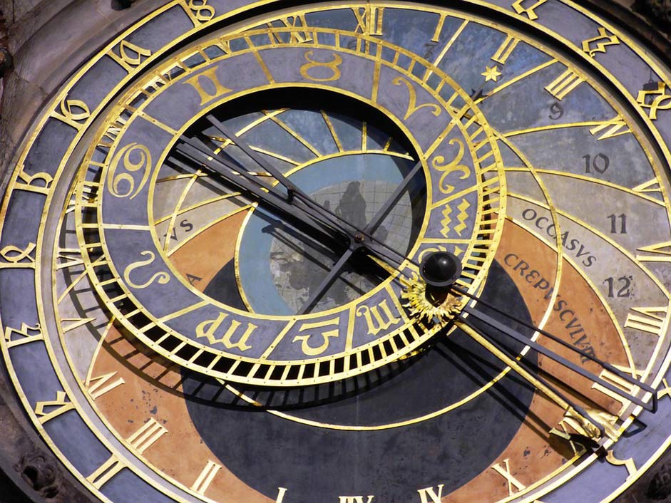 Time-Indicating Time Clock Orloj