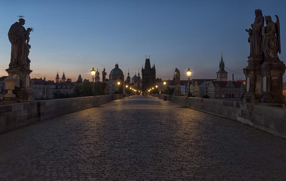 City Historically Charles-Bridge Prague