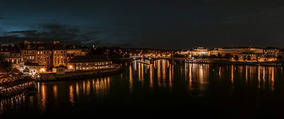 City Night Czech-Republic Prague