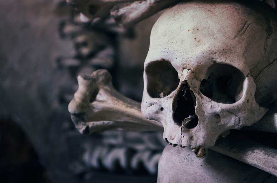 Chapel-Of-All-Saints Czech-Republic Ossuary Skull