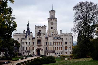 Castle Czech-Republic Nature Hlubok� Picture