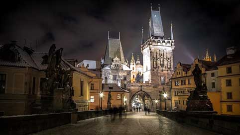 Prague River City Czech-Republic Picture