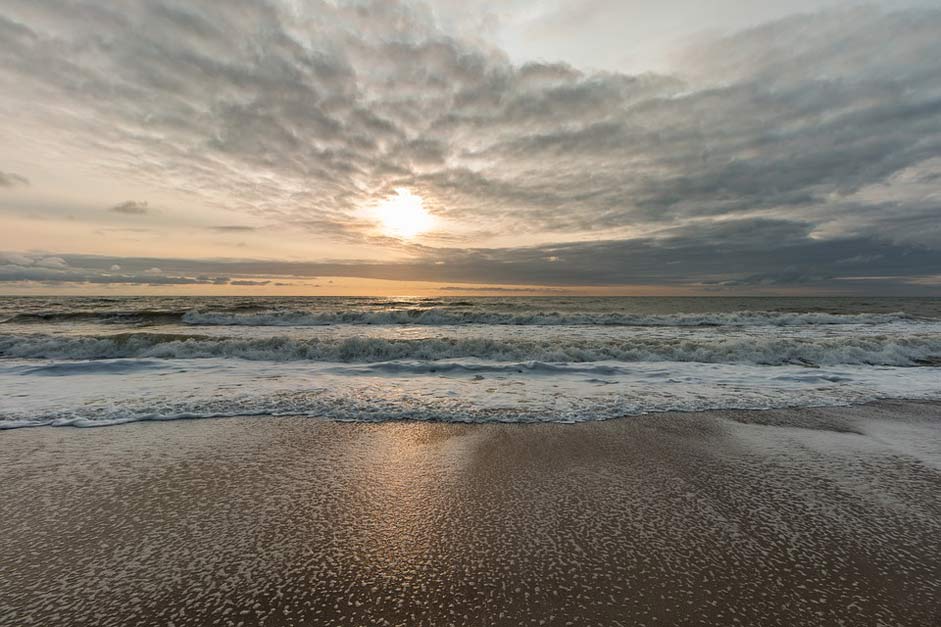 North-Sea Sea Denmark Beach