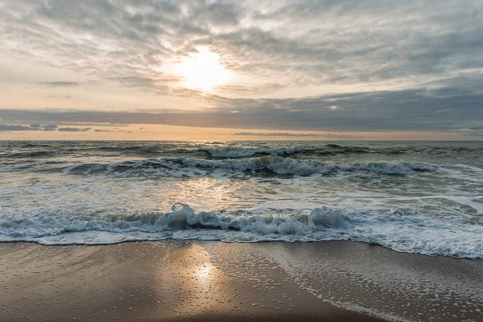 North-Sea Sea Denmark Beach