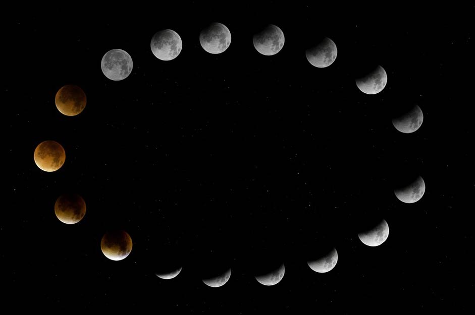 Astrofotografi The-Full-Moon Moon Blodmne