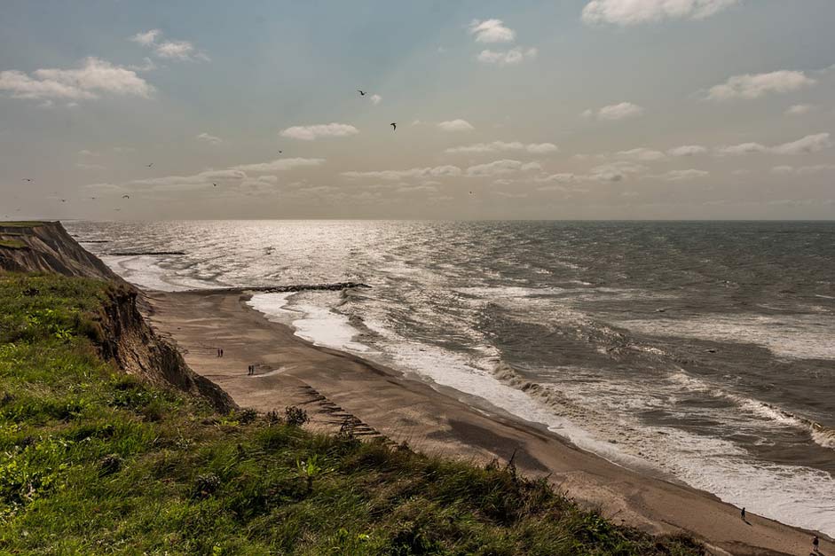 Coast Denmark Sea Cliff