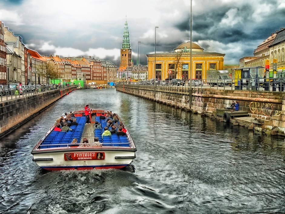 Boat Canal Denmark Copenhagen