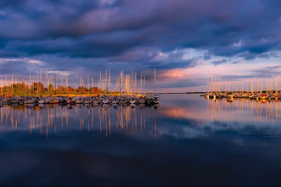 Sunset Clouds Sky Denmark