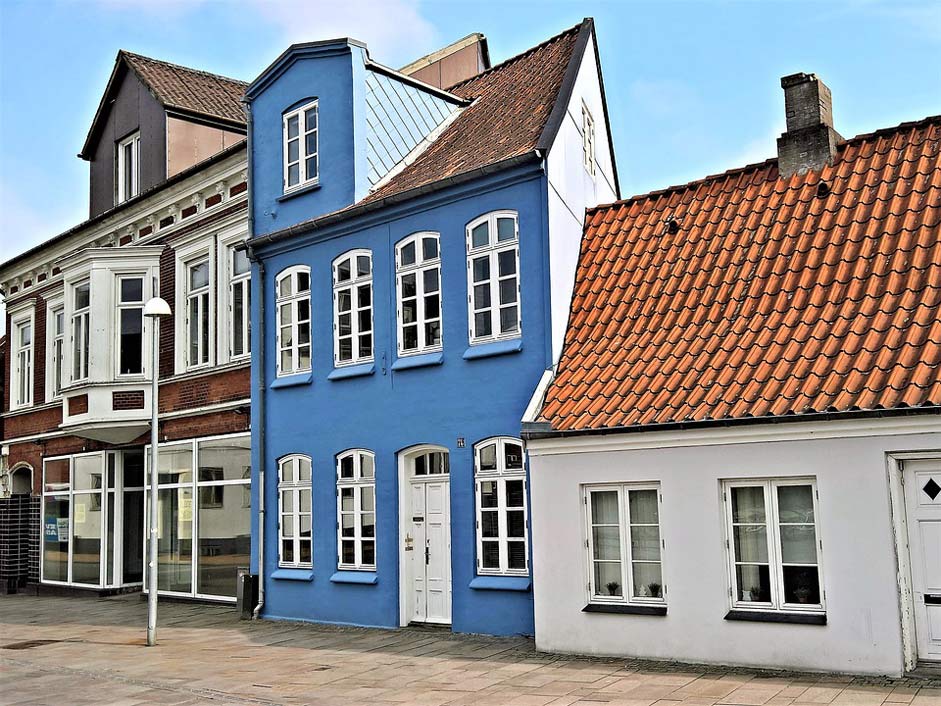 Architecture Old-Town-Houses Sonderburg Denmark