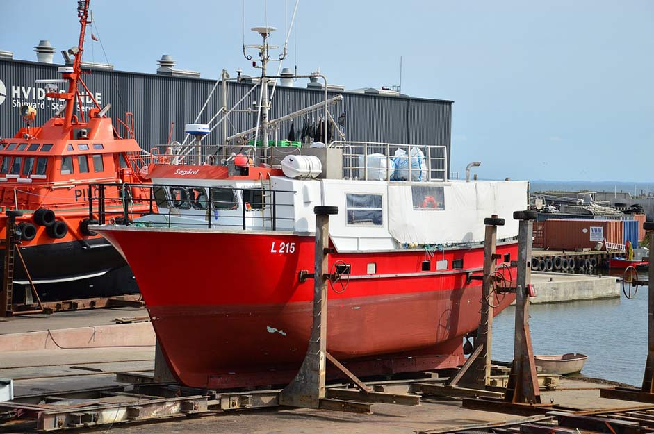 Boat Shipyard North-Sea Hvide-Sande